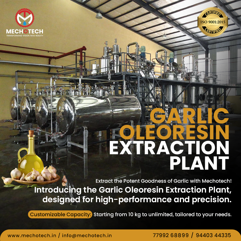 curcumin solvent extraction plant